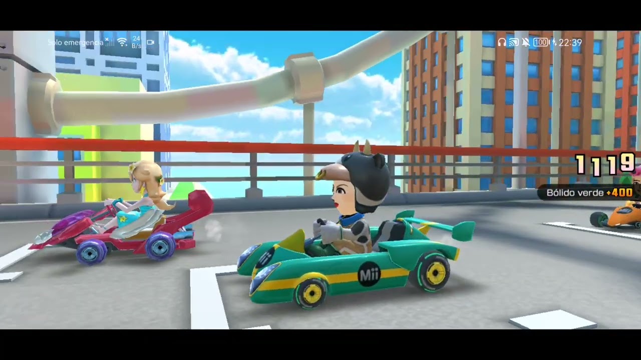 Temporada de Mario kart tour invierno tour Copa 5 pista 1-4