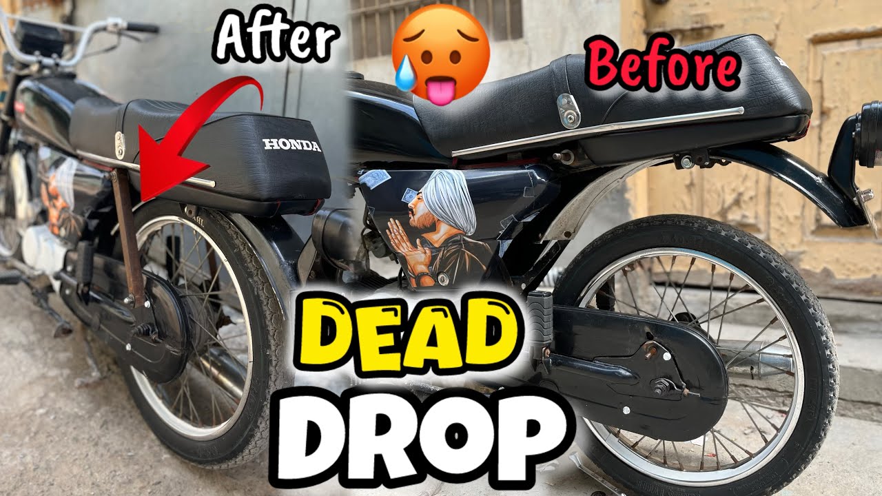 Bike Drop kr li🤩||Static🥵||Honda CD70 Modifications ||ahsan lodhi vlogger||#foryou #trending #vlog