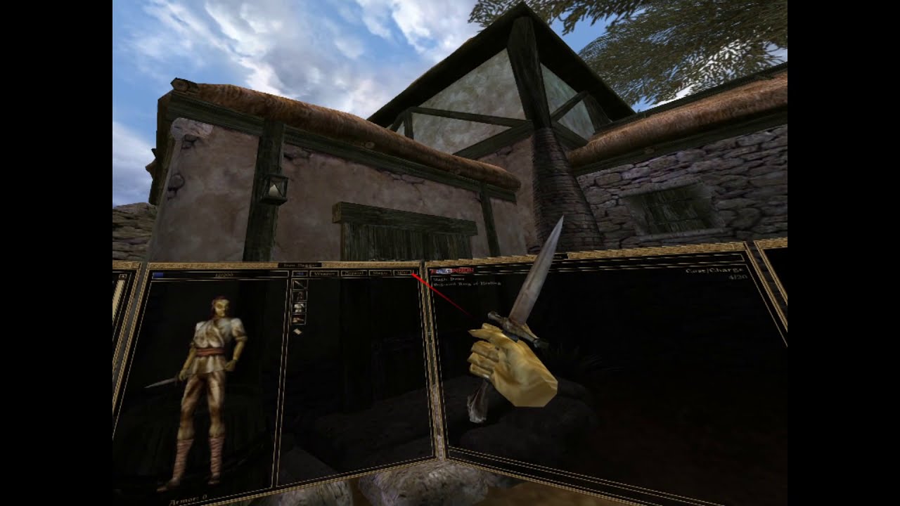 Playing Morrowind in VR (COMMENTARY/GAMEPLAY)