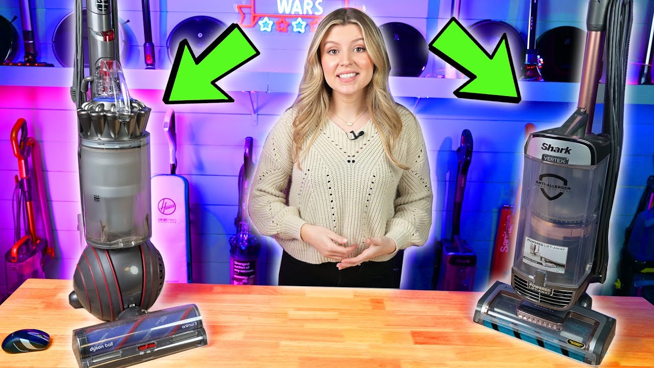 Битва пылесосов Dyson Ball Animal 3 против Shark Vertex!