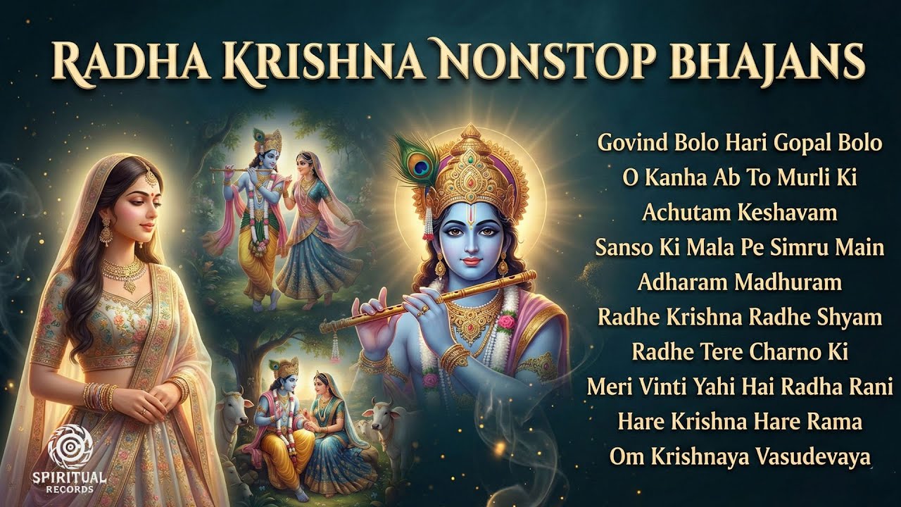 राधा कृष्ण भक्ति गीत | नॉनस्टॉप कृष्ण भजन | मन को शांति देने वाला ज्यूकबॉक्स  | 10 Superhit Bhakti