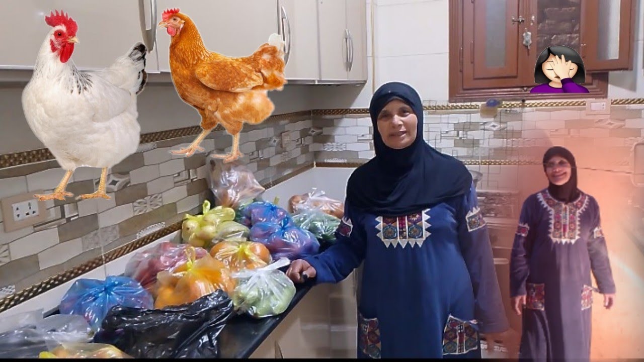 روحت السوق اتفاجات من الأسعار 😱وسالت على أسعار الفراخ اتصدمت صدمه عمرى وروتين تحت الفراخ 🐔