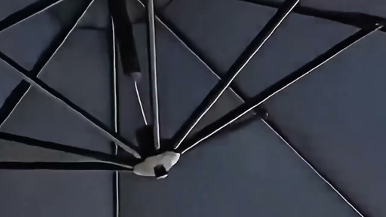 Outdoor Patio Umbrella with Sturdy Base & Tilt Adjust