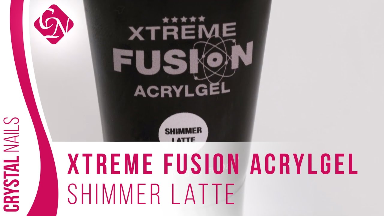 Xtreme Fusion AcrylGel Shimmer Latte használata lépésről lépésre