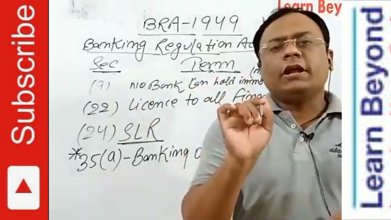 l Banking Regulation Act 1949 l Important Section Of Banking Regulation Act 1949 l