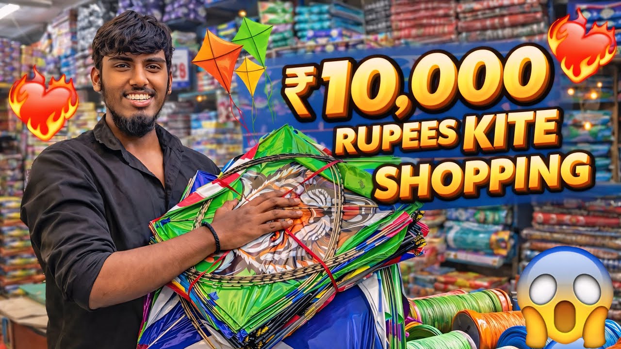 Dhoolpet Kite Shopping ₹10,000 Worth 2026 | Wholesale Kite Market Hyderabad 2026  | Ganesh Yadav