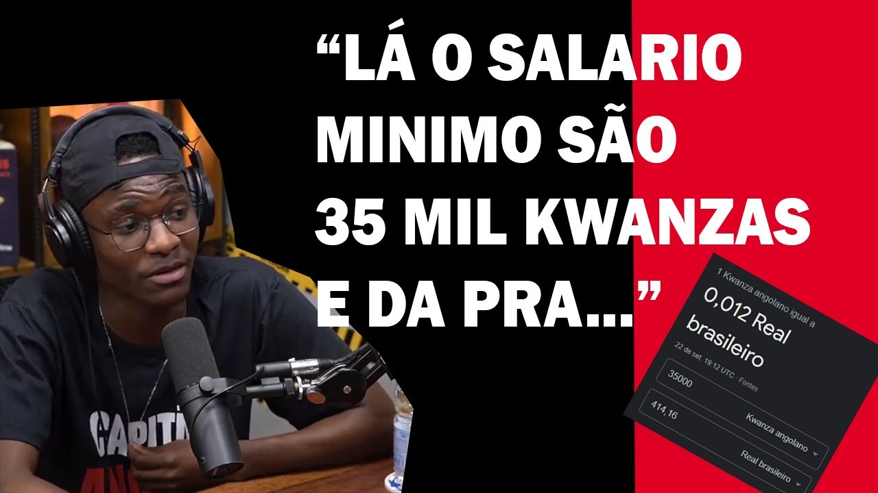 O QUE DA PRA FAZER COM UM SALARIO MINIMO EM ANGOLA
