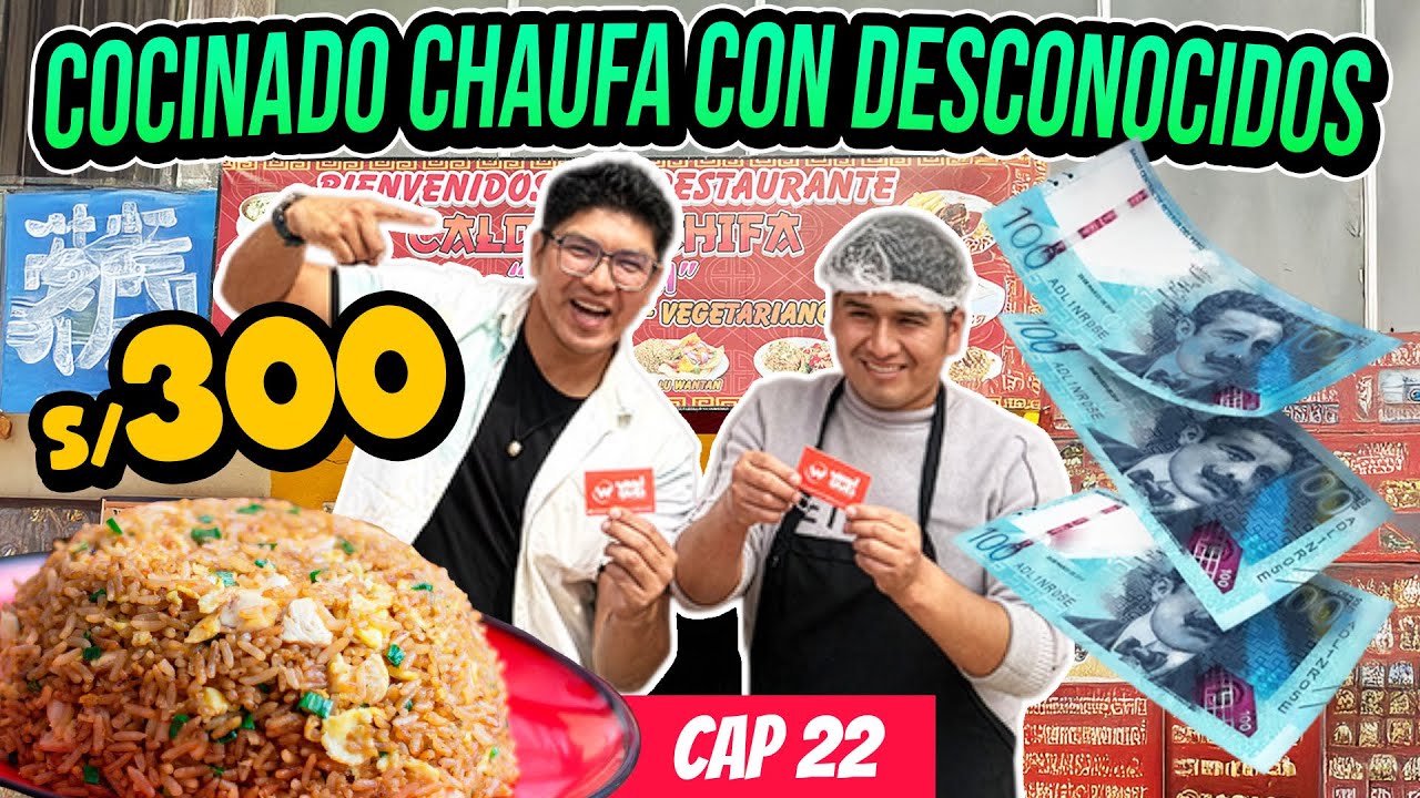 | RETO DE COCINA: LE DÍ 300 soles a UN DESCONOCIDO y no se imagina lo que me preparó 🇵🇪
