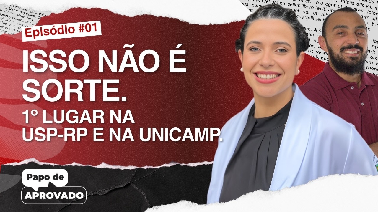 #PapodeAprovado com Dara Gomes Sousa  | 1º lugar em GO na USP-RP e na UNICAMP