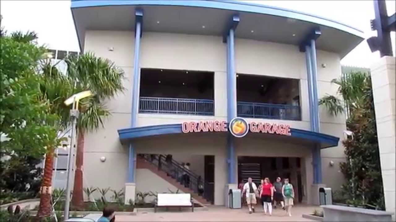 2nd Pedestrian Bridge open at Downtown Disney Orange Parking Garage