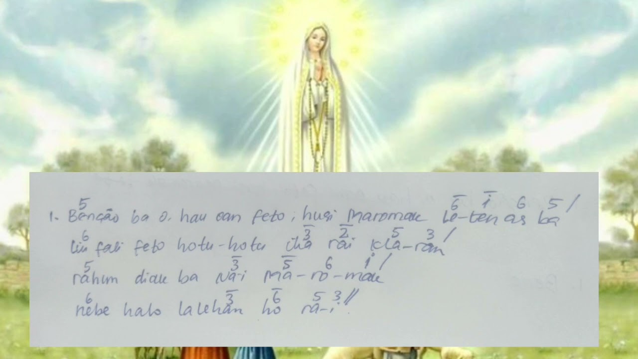 Salmo Responsorial dia 13 de Maio: Ita Rahun Diak Liu Feto Hotu-hotu: PIX