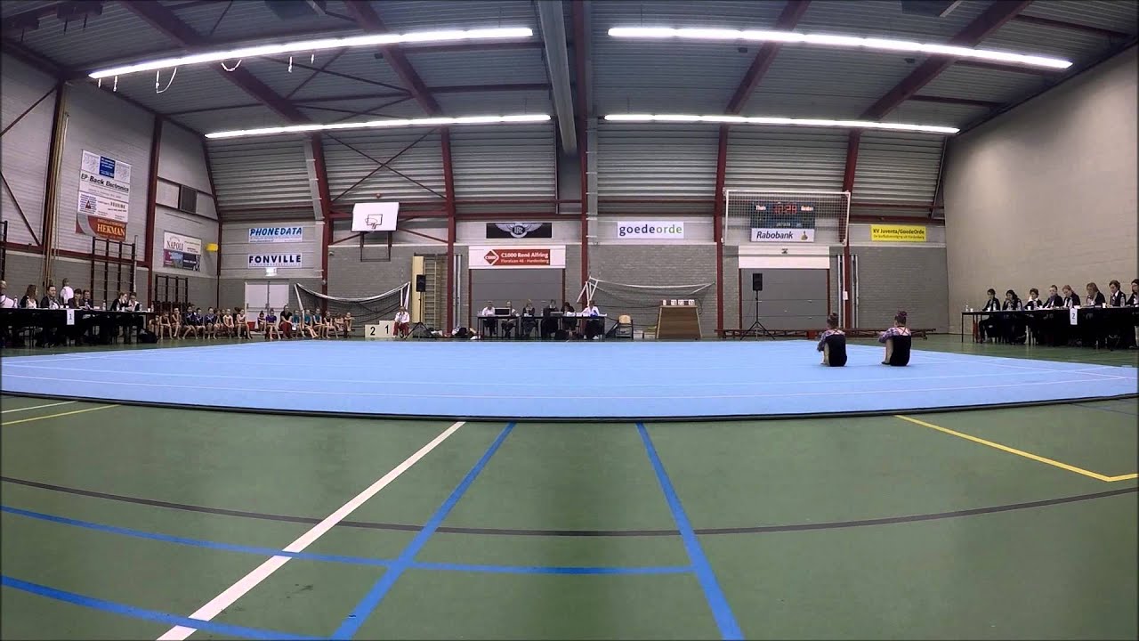 Nyne en Tara PW1 Sportacrobatiek Zwolle