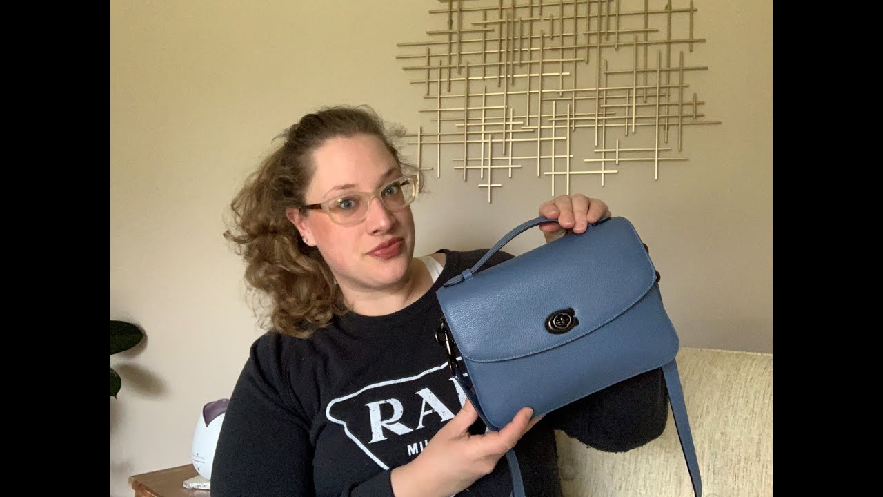 What's In My Bag?  Coach Cassie Crossbody Leather | MeandMrVuitton