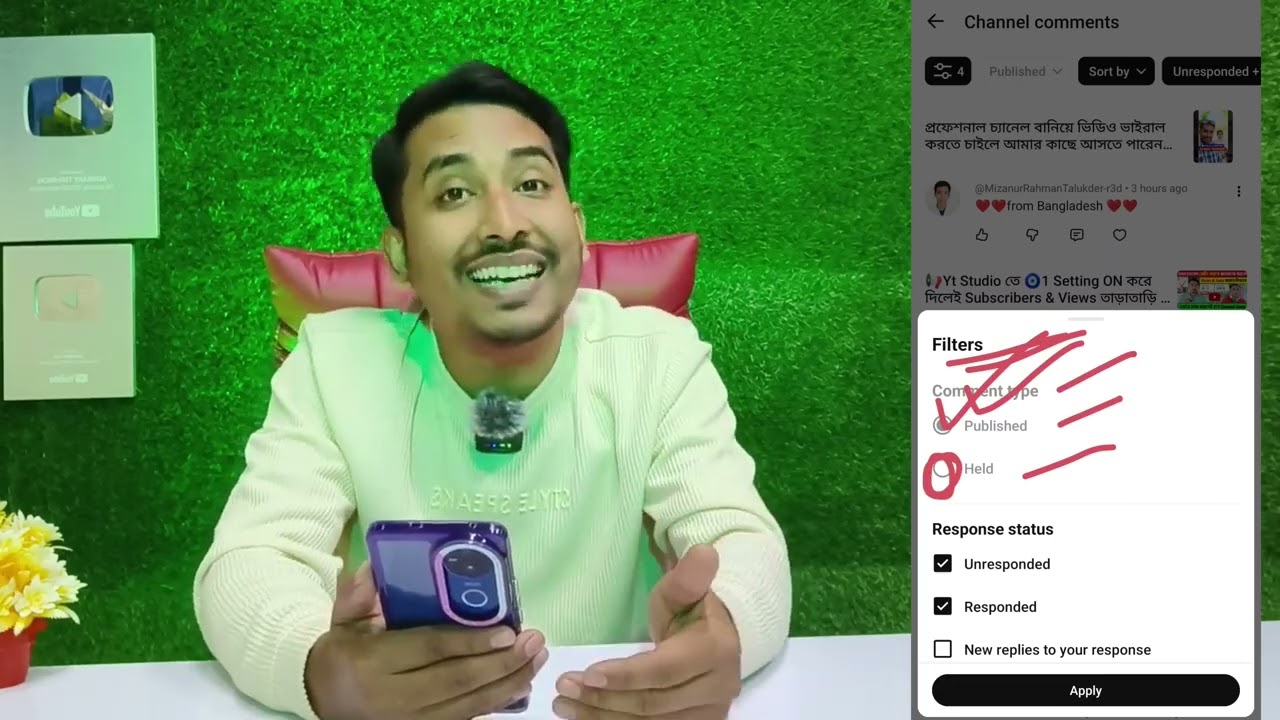 খুশির খবর Yt Studio দিচ ্ ছ ে 1 Clickএ 500 Subscriber শু Setting ON কর  দাও|Subscriber kivabe barabo