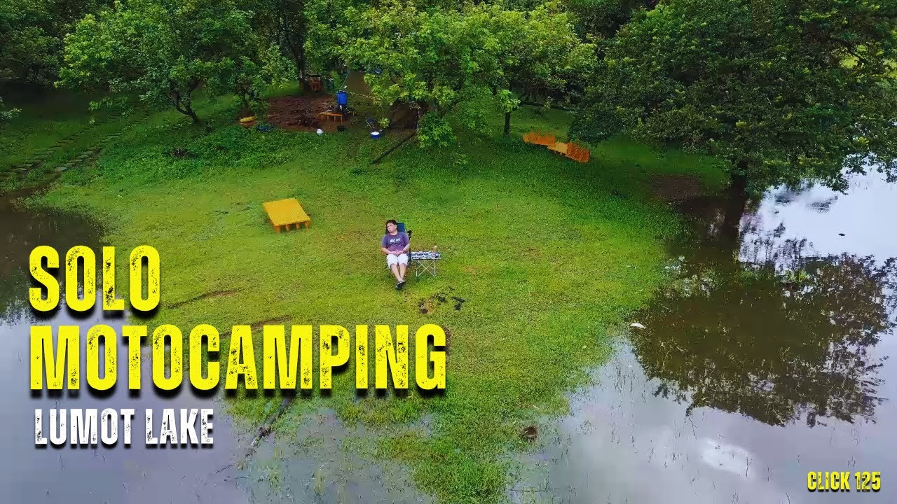 Solo Moto Camping sa Lumot Lake (Tahimik na Nature Spot + Fishing + Fresh Air!)