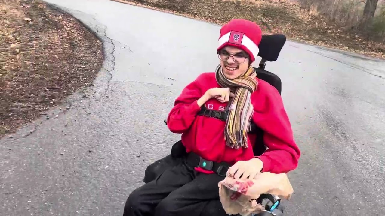 Wheelchair Joyridin pt3 (in the snow)