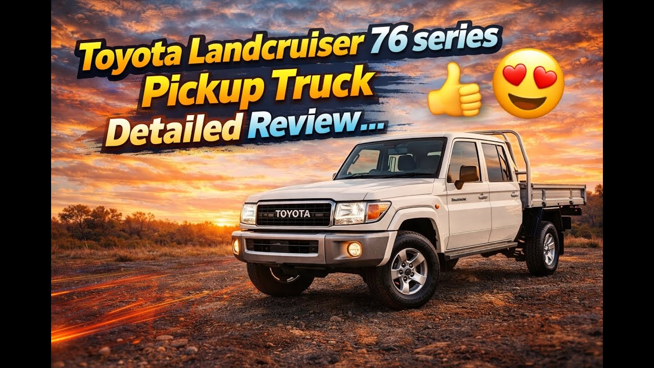 Toyota Landcruiser 76 series Pickup Truck Detailed Review.....
