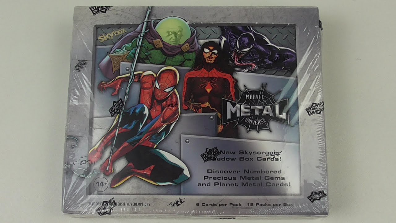 2022 Spider-Man Marvel Metal Universe Trading Cards Hobby Box Break