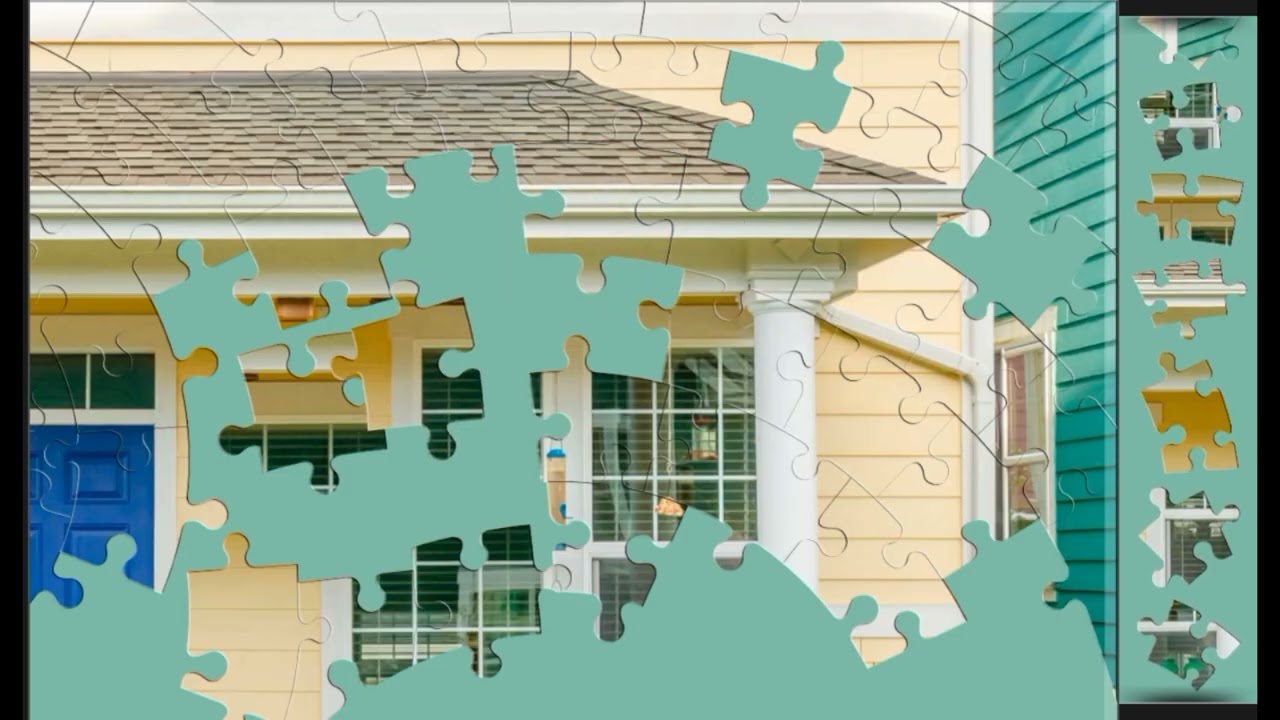 Stylish Front Yard❤️❤️ jigsaw puzzle🧩🧩 || @funpuzzle1122 