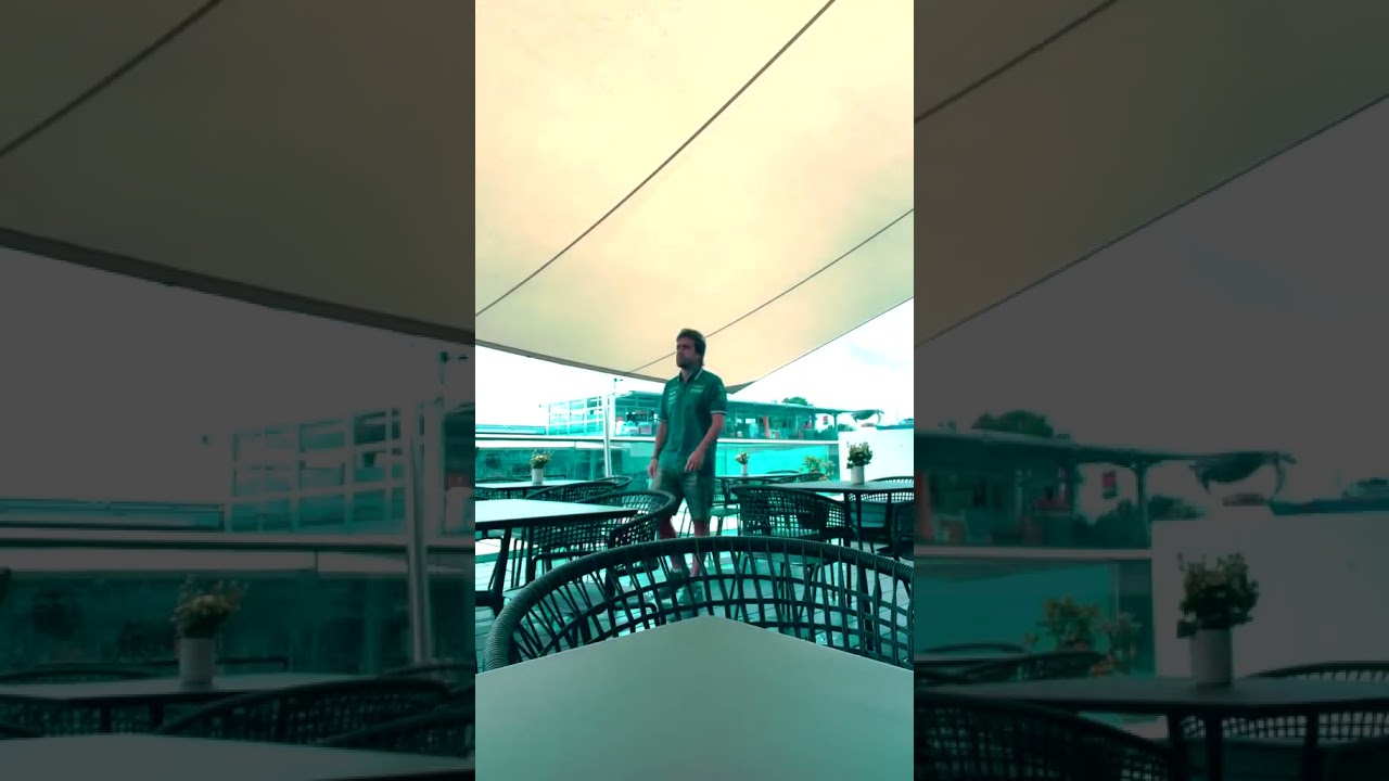 🔥Fernando Alonso Recording Himself! 😅 #shorts #f1 #fernandoalonso