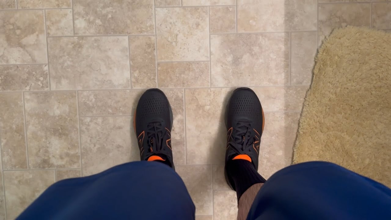 Wet New Balance 520 v8 Running Shoes in the Shower