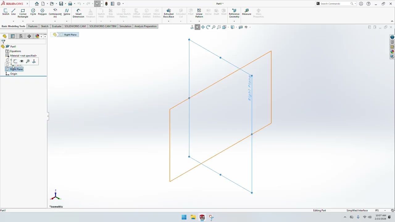 SolidWorks для студентов — Как установить ось Z в качестве вертикальной оси