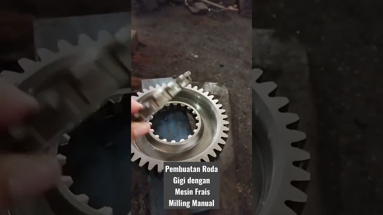 Pembuatan Roda Gigi Dengan Mesin Frais Milling Manual