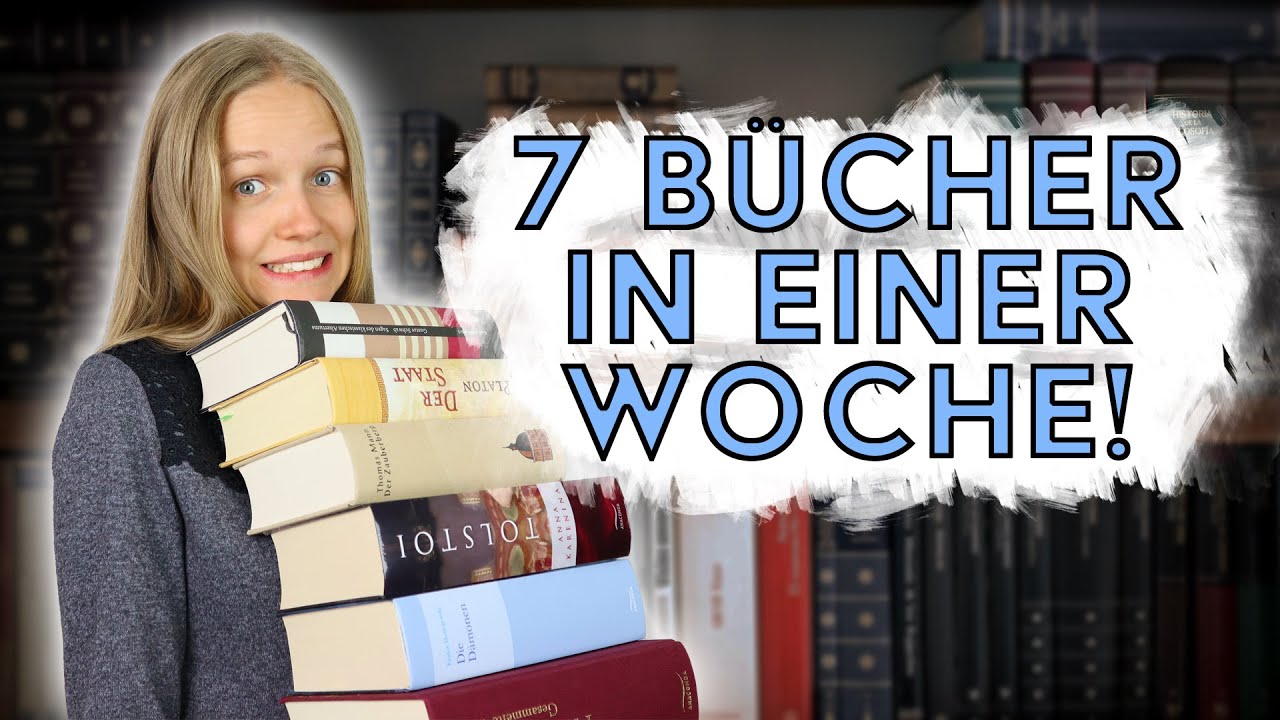 Ein Buch pro Tag lesen! Schaffe ich 7 Bücher in einer Woche? | Lesechallenge 2020