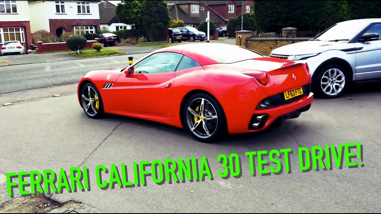 Ferrari California 30 Test Drive with Hard Acceleration and Downshifts!