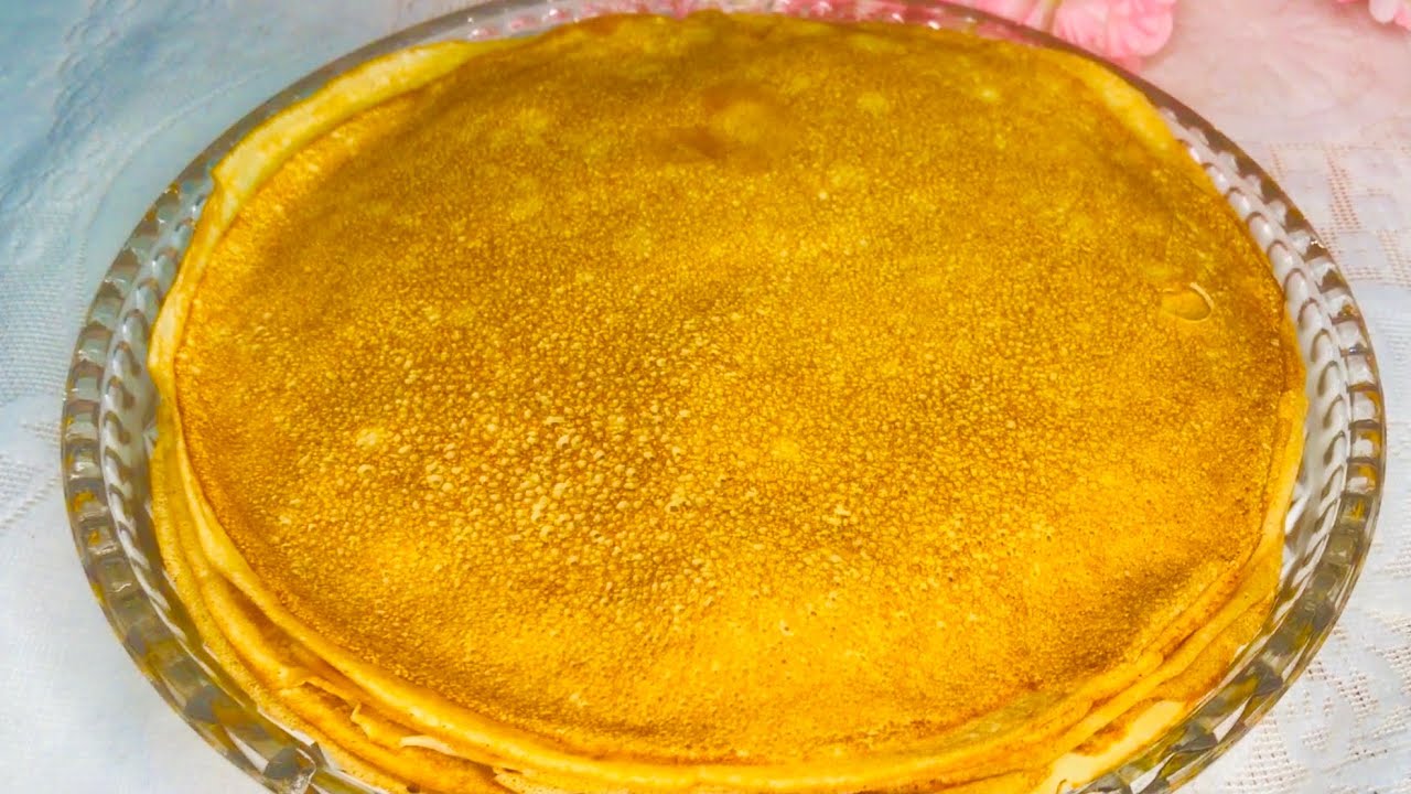 💯👍🏼🔥🥞Very Thin And Delicious Crepes Recipe 🥞🔥| Тонкие Заварные Блинчики