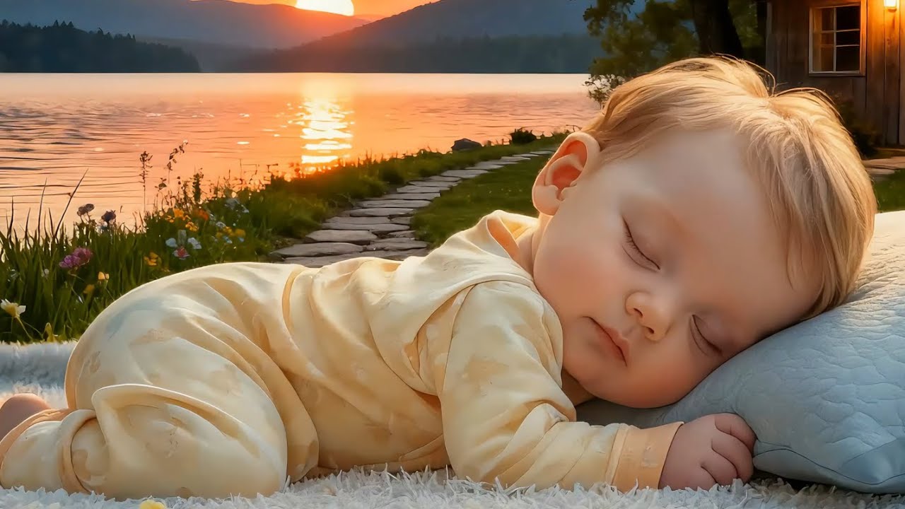 Beat Insomnia in 3 Minutes 🌙 Baby Sleep Music | Mozart & Brahms Lullaby for Sweet Dream 💕