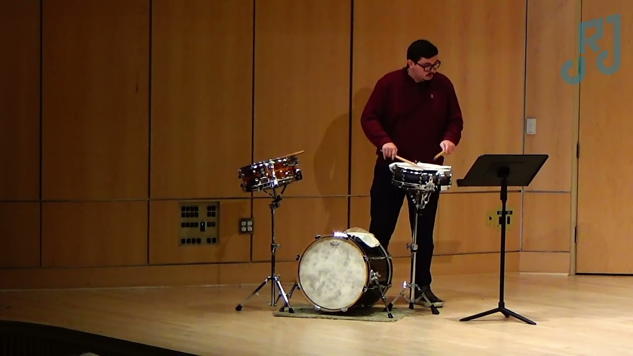 IX, from  Nine French American Rudimental Solos, by Joseph Tompkins