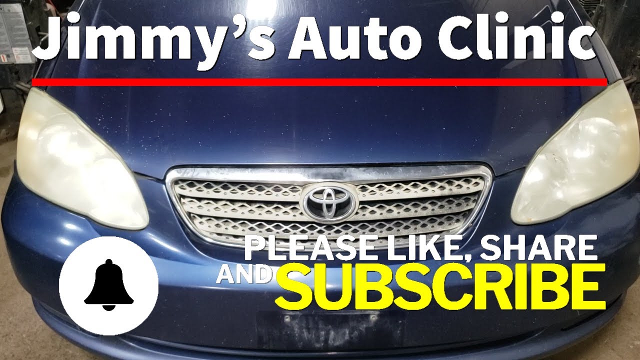 Toyota Corolla Radiator Replacement 2005 CE 1.8 Auto