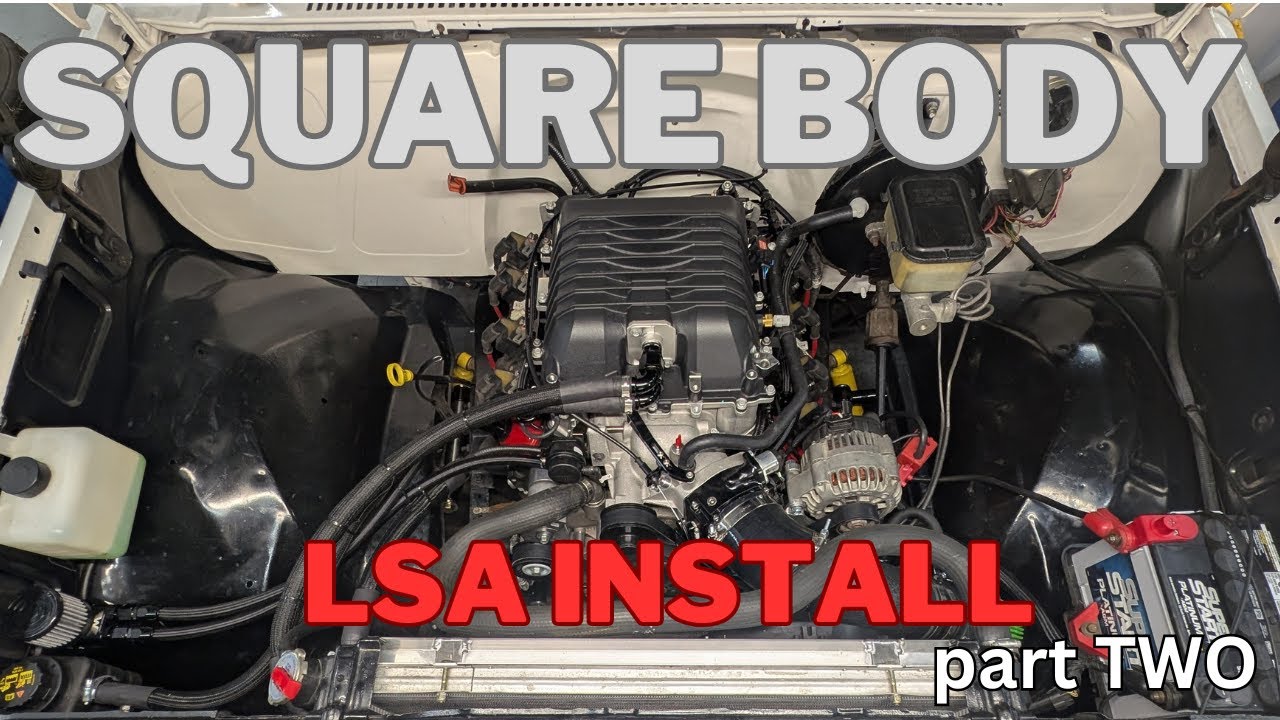 Square Body LSA Supercharger Install Part 2