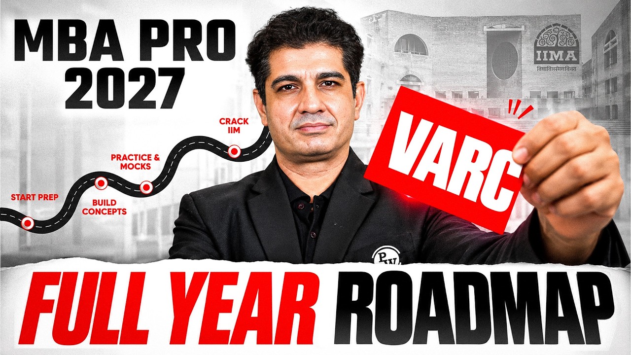 CAT 2027 VARC Full Year Roadmap 🔥 | MBA Pro 2027 1st Orientation Class