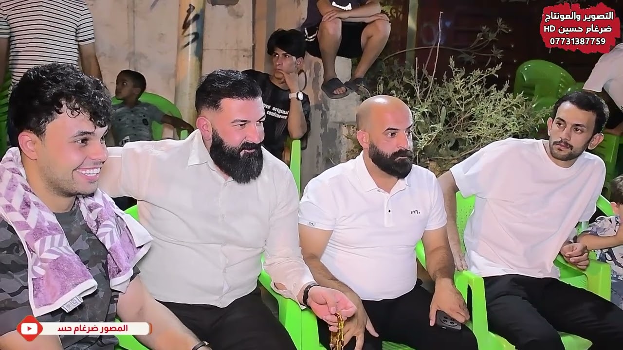 حفل زفاف صادق نعيم المنشد مصطفى المياحي الف الف مبروك