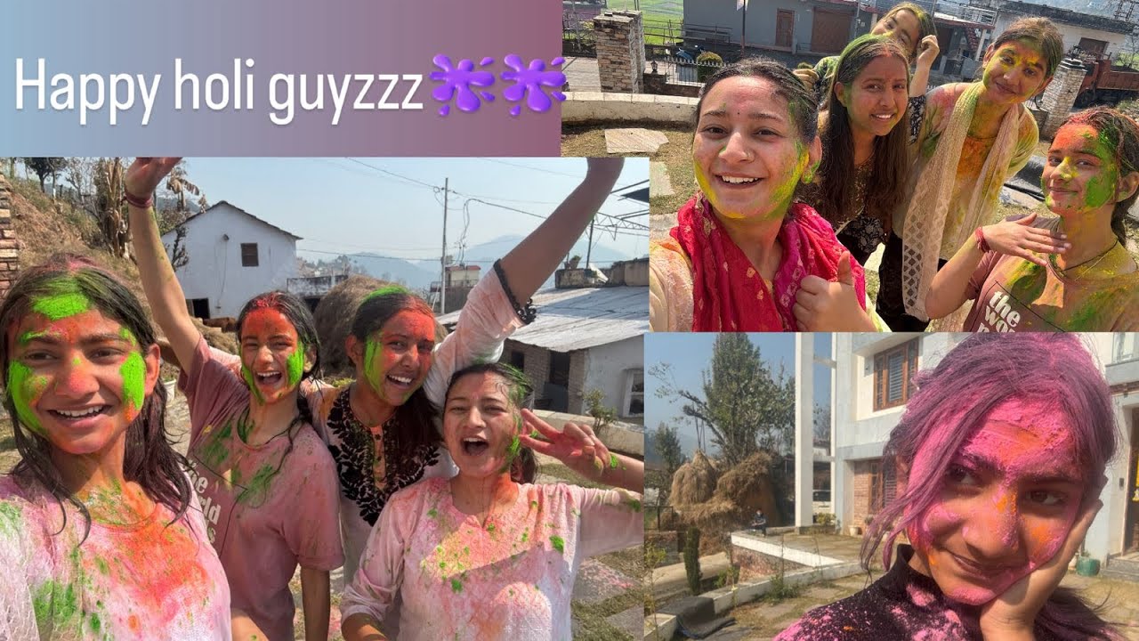 Yeeeehh happy holiiiii🫟 #holi #celebration #uttrakhand 