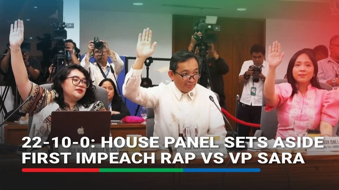 House panel votes to 'set aside' first impeach rap vs VP Duterte | ABS-CBN News