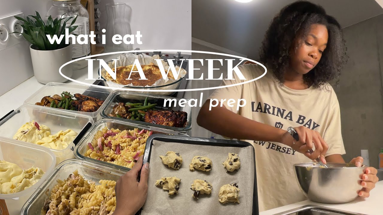 Une semaine dans mes repas étudiant 🥗🥙I Meal prep, idées recettes étudiante (petit budget)
