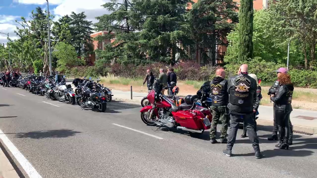 Concentración Harley Davidson Km0 2023 120 aniversario (preparación desfile) 4k 60fps