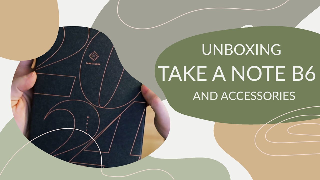 Take A Note B6 and Accessories Unboxing