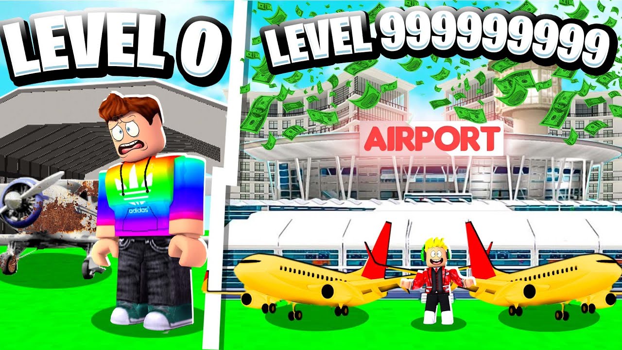 Father & Son BUILD $1,000,000 AIRPORT TYCOON In Roblox