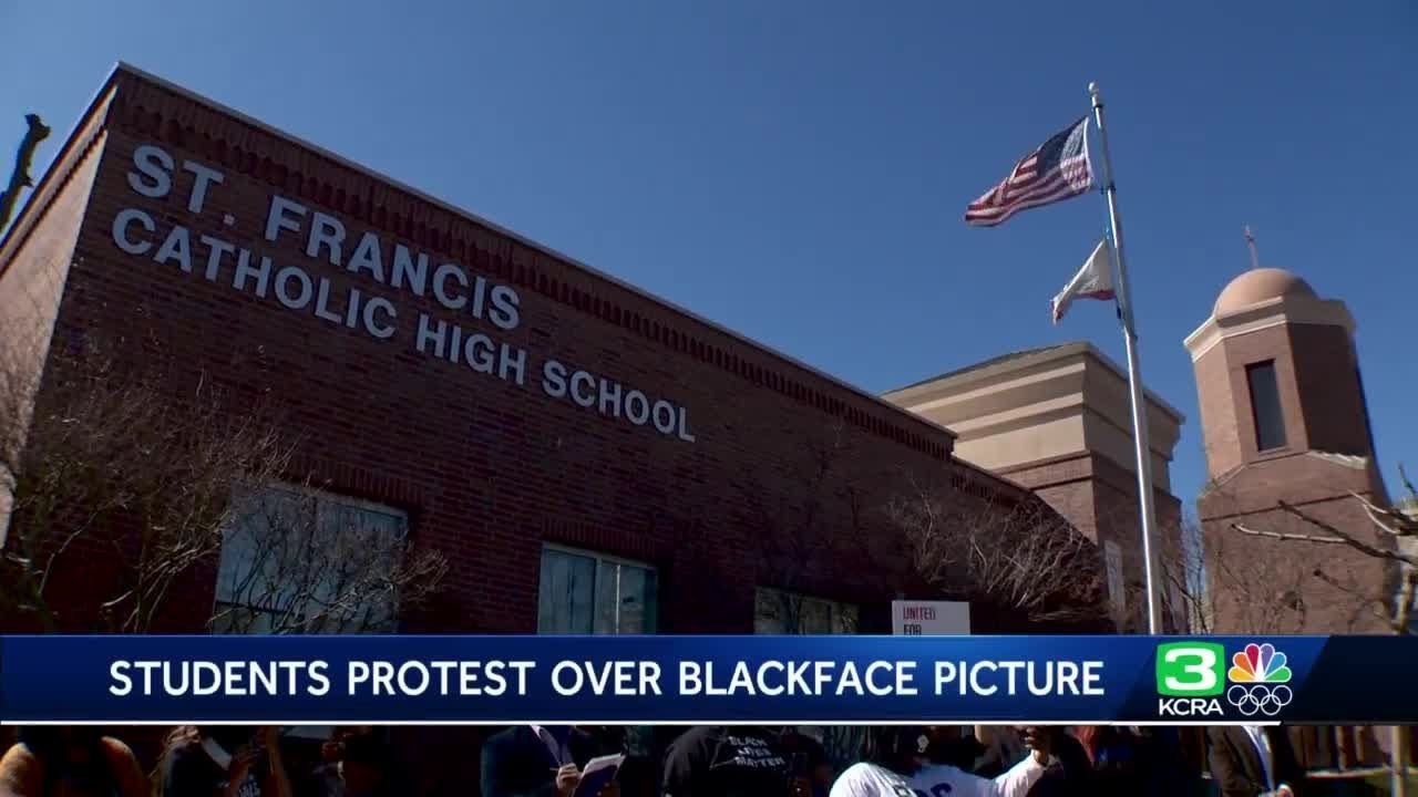 St. Francis HS students protest after photo surfaces of former student in blackface