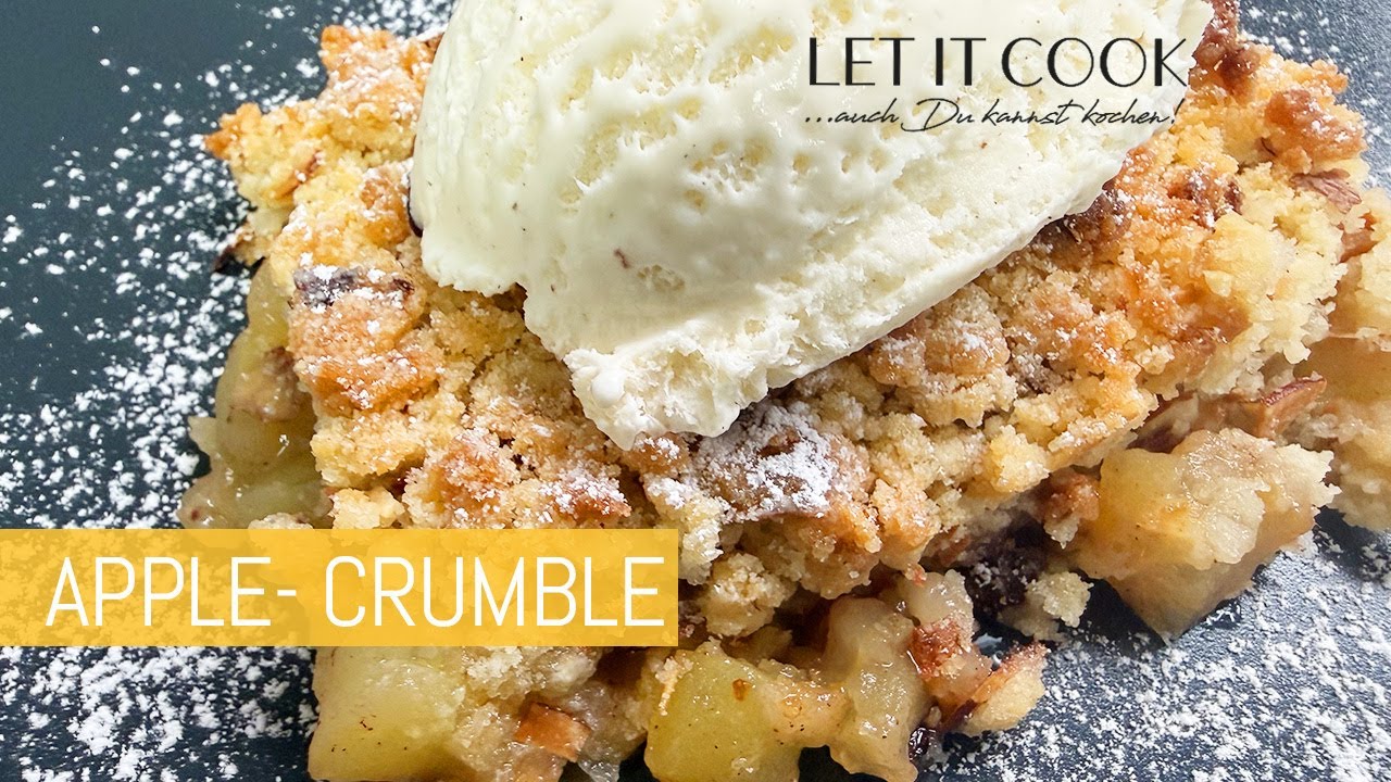 Applecrumble einfach und sau lecker