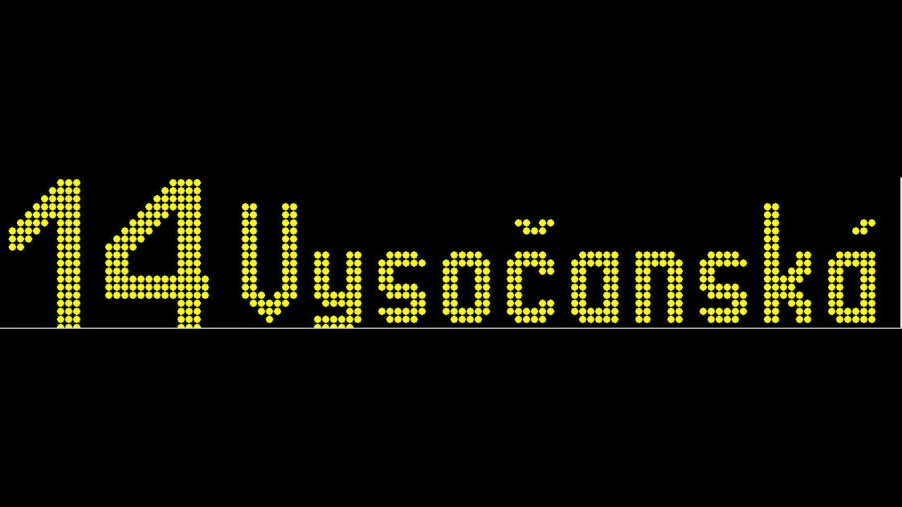 (Audio Hlášení) Linka 14 Spořilov - Vysočanská