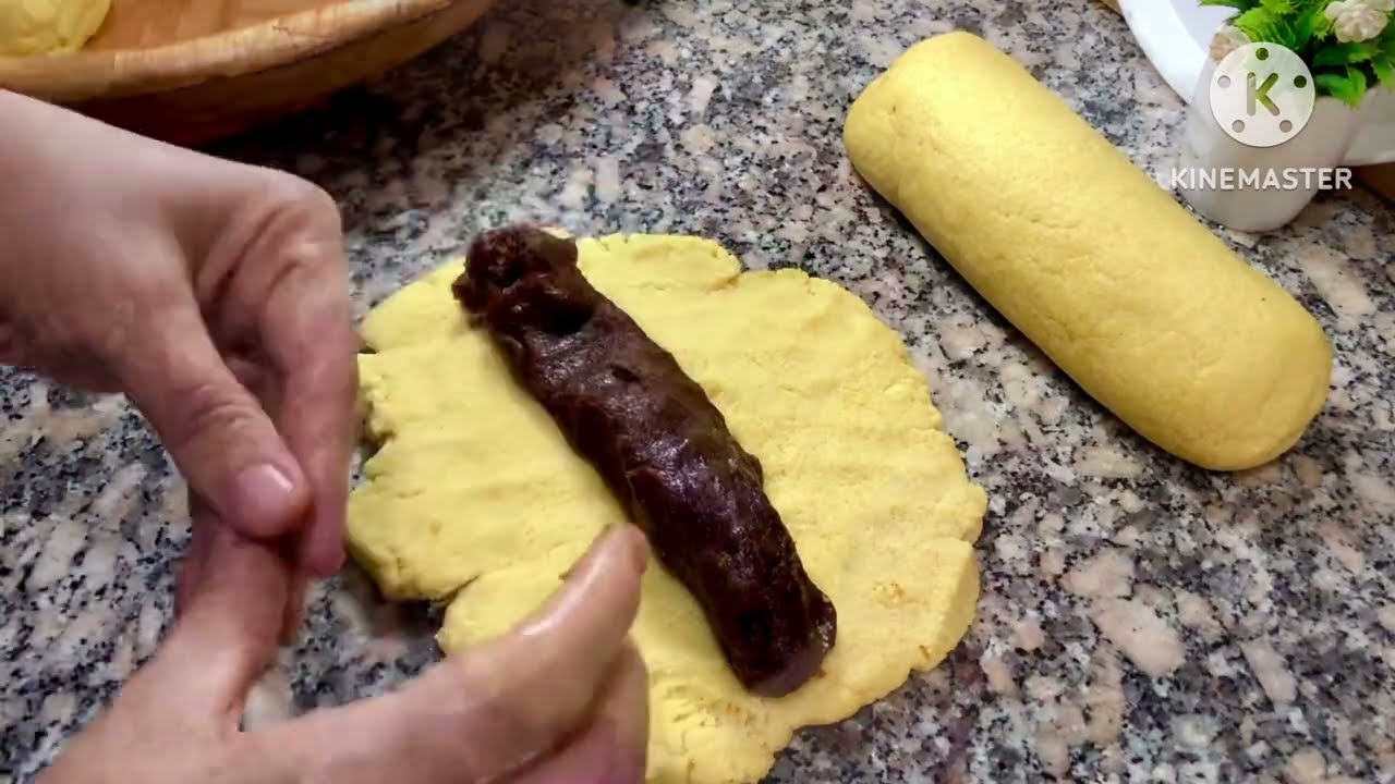 Макруд Аль-Куша, который едят с усами, песочный и медовый, вкусный для сердца, рецепт моей матери...