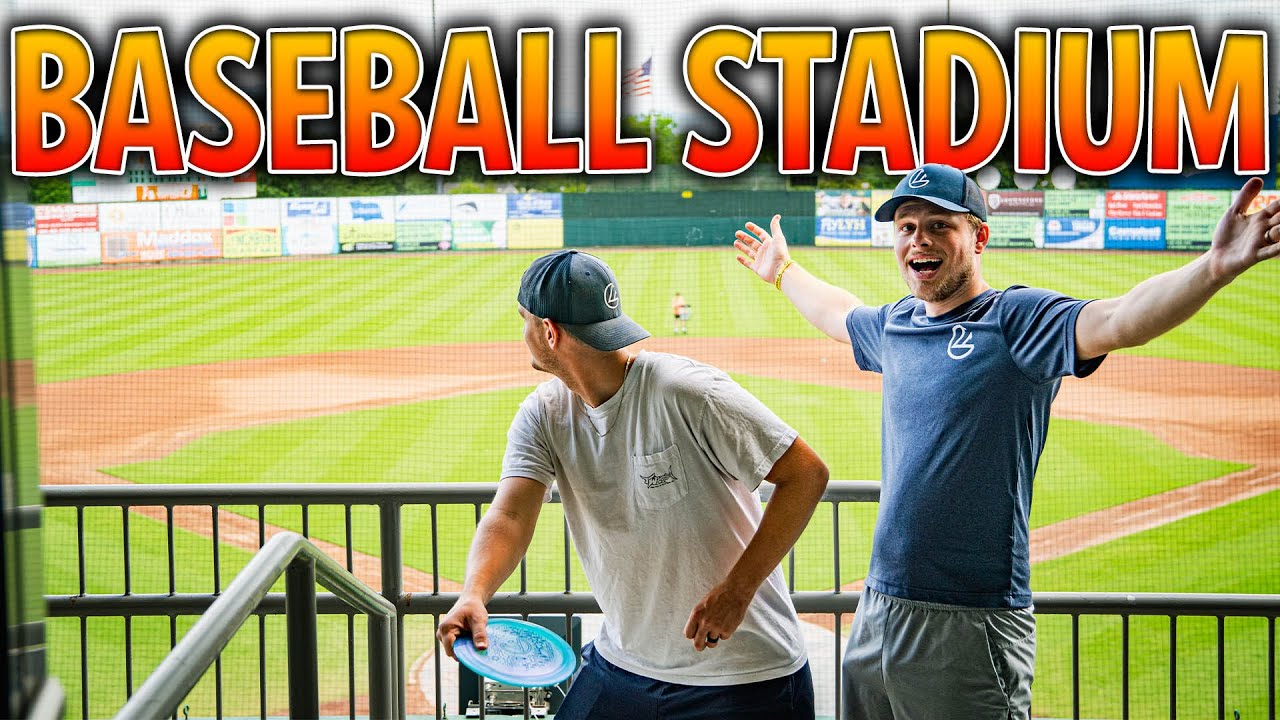 We Play Disc Golf in a Professional Baseball Stadium! | Urban Disc Golf