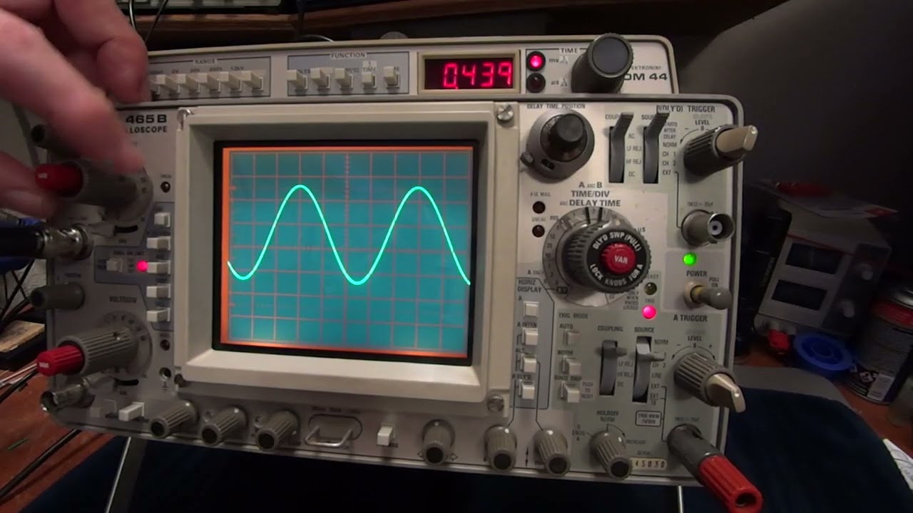 Tektronix 465B not triggering on Channel 1 Trig Source