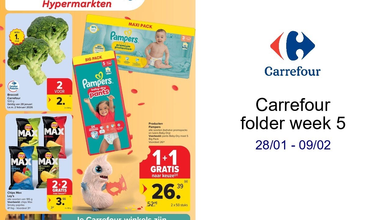 Carrefour folder week 5 28/01 - 09/02