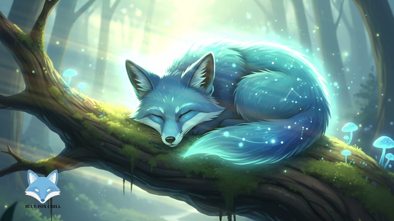 Relaxing Meditation Music 1 Hour 🦊 Blue Fox | Calm Mind & Deep Relaxation
